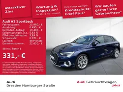 Navarrablau metallic Gebraucht 2022 Audi A3 e-tron Advanced Kleinwagen | 25.980 € (Fairer Preis)