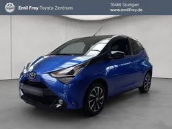 Kyotoblau metallic Gebraucht 2021 Toyota Aygo Kleinwagen | 13.450 € (Fairer Preis)