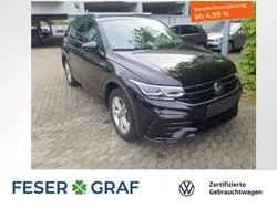 Deep black perleffekt Gebraucht 2024 VW Tiguan Allspace R-line SUV | 45.250 € (Fairer Preis)