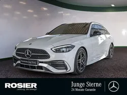 Weiss / opalithweiß Gebraucht 2023 Mercedes C300 AMG Kombi | 37.890 € (Superpreis)
