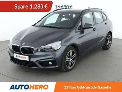 Grau Gebraucht 2017 BMW 218 Active Tourer Sport Line Van / Kleinbus | 15.410 € (Fairer Preis)