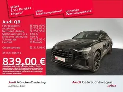 Mythosschwarz metallic Gebraucht 2023 Audi Q8 Competition SUV | 83.991 € (Etwas zu teuer)