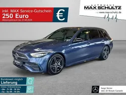 Metalliclack sodalithblau Gebraucht 2024 Mercedes C220 AMG line Kombi | 42.980 € (Fairer Preis)
