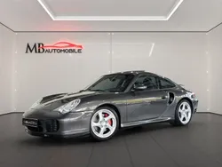 Schiefermetallic Gebraucht 2002 Porsche 996 Turbo Coupé | 99.950 €