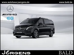 Schwarz obsidianschwarz metallic Gebraucht 2021 Mercedes V250 Avantgarde Van / Kleinbus | 54.890 € (Teuer)