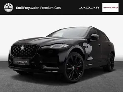 Santorini black metallic Gebraucht 2021 Jaguar F-Pace SUV | 48.123 € (Teuer)