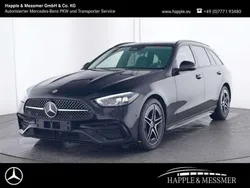 Lack obsidianschwarz Gebraucht 2023 Mercedes C220 AMG line Kombi | 40.750 € (Fairer Preis)