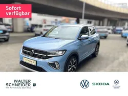 Clear blue metallic Neu 2024 VW T-Cross R-line SUV | 41.715 €