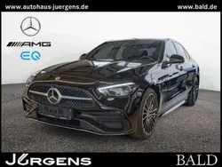 Schwarz metalliclack obsidianschwarz Gebraucht 2024 Mercedes C220 AMG Limousine | 51.840 € (Teuer)