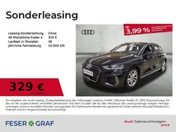 Schwarz (mythosschwarz metallic) Gebraucht 2024 Audi A3 Sportback S-Line Limousine | 35.470 € (Guter Preis)