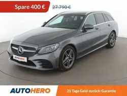 Grau Gebraucht 2018 Mercedes C300 AMG line Limousine | 27.390 € (Fairer Preis)