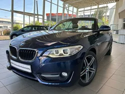 Blau Gebraucht 2016 BMW 218 Sport Line Cabrio | 19.550 € (Fairer Preis)