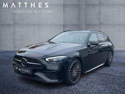 Schwarz Gebraucht 2025 Mercedes C220 AMG Kombi | 49.591 €