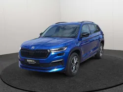 Raceblau metallic Gebraucht 2023 Skoda Kodiaq SportLine SUV | 36.822 € (Guter Preis)