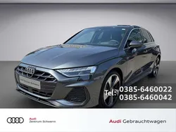 Grau Gebraucht 2024 Audi A3 Sportback S-Line Limousine | 42.900 € (Etwas zu teuer)