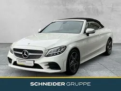 Weiß Gebraucht 2020 Mercedes C180 AMG line Cabrio | 32.490 € (Superpreis)