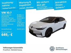 Gletscherweiß metallic/schwarz Gebraucht 2024 VW ID.7 GTX Limousine | 49.480 € (Etwas zu teuer)