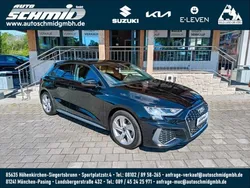 Mythosschwarz metallic Gebraucht 2024 Audi A3 Sportback S-Line Limousine | 26.960 € (Fairer Preis)