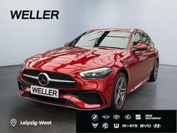Hyacinth red metallic paint Gebraucht 2022 Mercedes C300e AMG line Kombi | 33.990 € (Guter Preis)