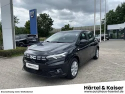 Perlmuttschwarz (schwarz) Gebraucht 2023 Dacia Sandero Expression Kleinwagen | 15.990 € (Guter Preis)