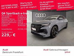 Grau Gebraucht 2022 Audi Q4 Sportback e-tron Sport SUV | 26.350 € (Fairer Preis)