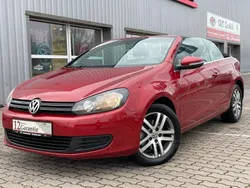 Rot Gebraucht 2012 VW Golf Cabriolet Basis Cabrio | 7.999 € (Guter Preis)