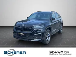 Blackmagic perleffekt (metallic) Gebraucht 2024 Skoda Kodiaq SportLine SUV | 39.980 € (Fairer Preis)