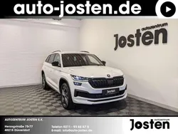 Moon weiss metallic Gebraucht 2023 Skoda Kodiaq SportLine SUV | 42.490 € (Fairer Preis)