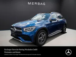 Spektralblau Gebraucht 2022 Mercedes GLC220 AMG line SUV | 41.890 € (Etwas zu teuer)