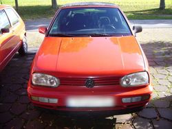 Rot Gebraucht 1996 VW Golf Cabriolet Cabrio | 3.500 €