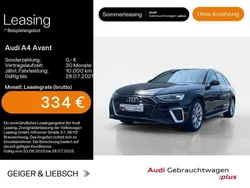 Mythosschwarz metallic Gebraucht 2024 Audi A4 S-Line Kombi | 37.649 € (Etwas zu teuer)