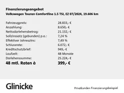 Andere farbe Gebraucht 2024 VW Touran Comfortline Van / Kleinbus | 28.833 € (Guter Preis)