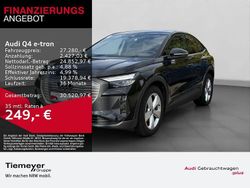 Schwarz Gebraucht 2022 Audi Q4 Sportback e-tron Advanced Plus SUV | 27.280 € (Fairer Preis)