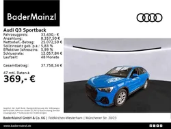 Blau Gebraucht 2022 Audi Q3 Sportback S-Line SUV | 33.430 € (Guter Preis)