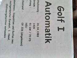 Beige Gebraucht 1983 VW Golf I Limousine | 4.900 €