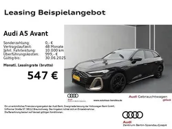 Schwarz Neu 2025 Audi A5 S-Line Coupé | 50.880 € (Guter Preis)