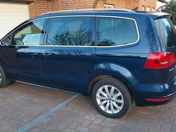 Blau Gebraucht 2015 VW Sharan Highline Van / Kleinbus | 17.500 € (Guter Preis)
