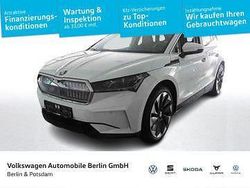 Moonweiss metallic Gebraucht 2022 Skoda Enyaq iV ecoSuite SUV | 34.990 € (Fairer Preis)