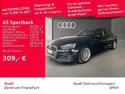 Schwarz Gebraucht 2022 Audi A5 Sportback Performance Kleinwagen | 26.960 € (Guter Preis)