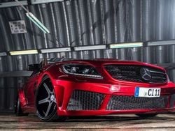 Rot metallic Gebraucht 2010 Mercedes CL500 Coupé | 23.500 € (Superpreis)