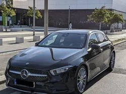 Schwarz Gebraucht 2018 Mercedes A160 AMG line Limousine | 22.900 € (Teuer)