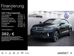 Deep black perleffekt / schwar Neu 2025 VW T-Roc Cabriolet R-line Cabrio | 41.981 € (Guter Preis)