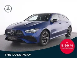 Blau metalliclack spektralblau Gebraucht 2024 Mercedes CLA250e Shooting Brake AMG Kombi | 34.945 € (Guter Preis)