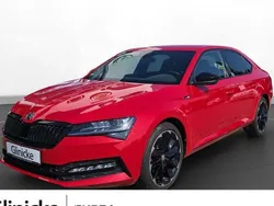 Velvet rot metallic Gebraucht 2023 Skoda Superb SportLine Limousine | 38.990 € (Guter Preis)