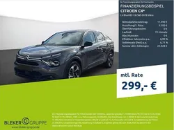 Lackierung platiniumgrau/typ aussenverkleidung metalliclackierung Gebraucht 2023 Citroën C4 Shine Limousine | 20.990 € (Fairer Preis)