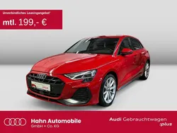 Rot Gebraucht 2024 Audi A3 Sportback S-Line Limousine | 32.460 € (Superpreis)