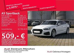 Ibisweiß Gebraucht 2023 Audi A5 Sportback S-Line Kleinwagen | 31.982 € (Guter Preis)