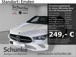 Metalliclack (weiss Gebraucht 2022 Mercedes CLA250 Shooting Brake Kombi | 28.990 € (Superpreis)