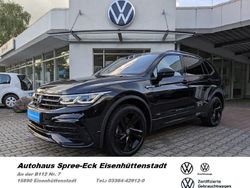 Schwarz Gebraucht 2022 VW Tiguan Allspace R-line SUV | 34.949 € (Teuer)