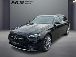 Obsidianschwarz metalliclack Gebraucht 2022 Mercedes E220 AMG line Kombi | 42.870 € (Teuer)